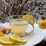 ginger lemon and honey tea