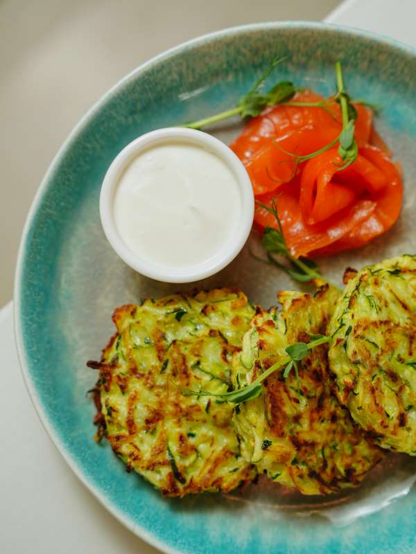 zucchini corn fritter